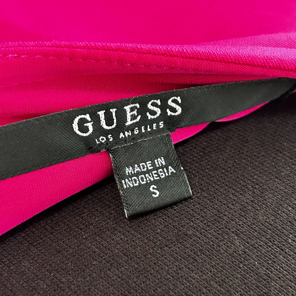 Guess Strapless Fuchsia Dress - Picture 10 of 10
